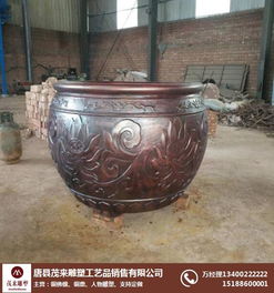 仿铜大缸 传承宫廷气韵的艺术工艺品